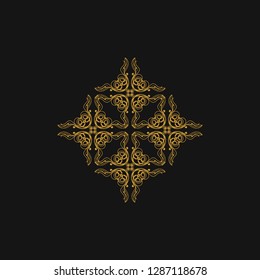 luxury ornament logo template