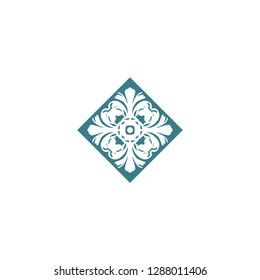 luxury ornament logo template