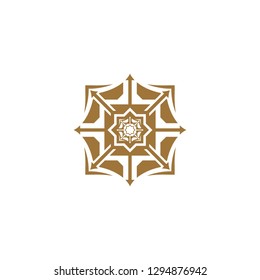 luxury ornament logo template