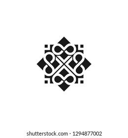 luxury ornament logo template