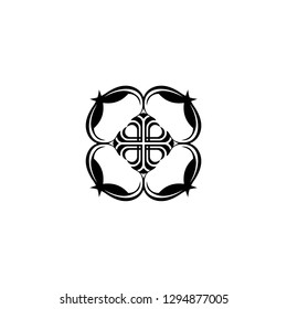 luxury ornament logo template