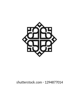 luxury ornament logo template