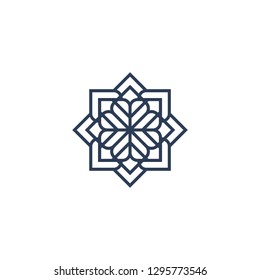 luxury ornament logo template