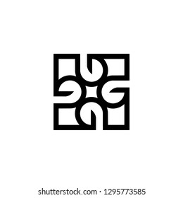 luxury ornament logo template