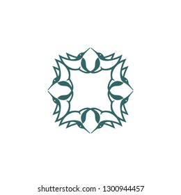 luxury ornament logo template