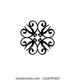 luxury ornament logo template