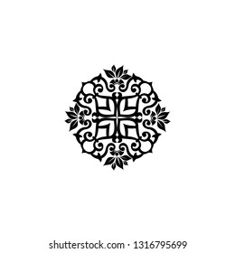luxury ornament logo template