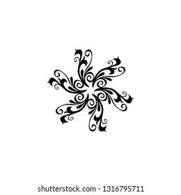 luxury ornament logo template