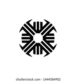 a luxury ornament logo template