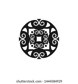 a luxury ornament logo template