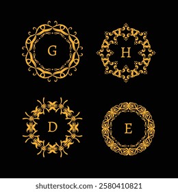 Luxury Ornament Logo Template Design Graphic.