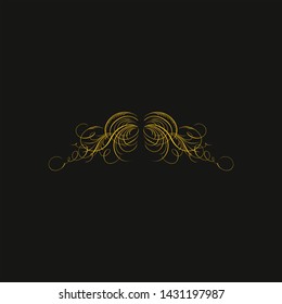 luxury ornament logo template illustration vector graphic