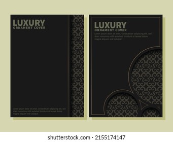 luxury ornament pattern book cover