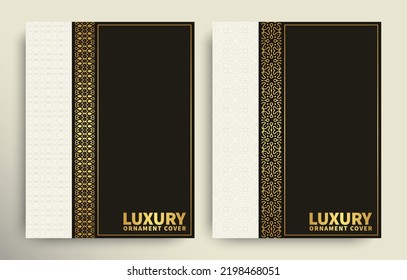 luxury ornament pattern book cover collection