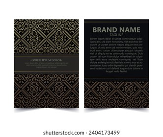 luxury ornament pattern book cover collection