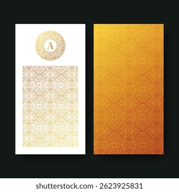 Luxury ornament pattern card design