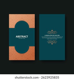Luxury ornament pattern card design