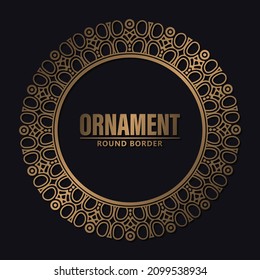 luxury ornament pattern circle design