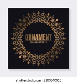 luxury ornament pattern circle design