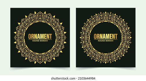 luxury ornament pattern circle design