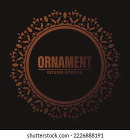 luxury ornament pattern circle design