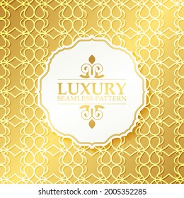 Luxury ornament pattern design background