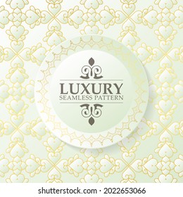 Luxury ornament pattern design background
