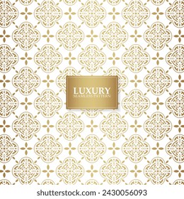 Luxury ornament pattern design background