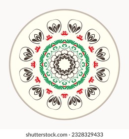 Luxury Ornament round set with mandala. Geometric circle element made in vector. Perfect set for any other kind of design, birthday and other holiday, Islamic india and arabic designs.