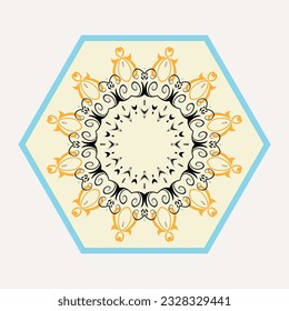 Luxury Ornament round set with mandala. Geometric circle element made in vector. Perfect set for any other kind of design, birthday and other holiday, Islamic india and arabic designs.