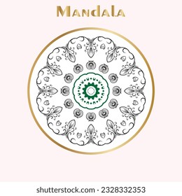 Luxury Ornament round set with mandala. Geometric circle element made in vector. Perfect set for any other kind of design, birthday and other holiday, Islamic india and arabic designs.