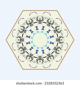 Luxury Ornament round set with mandala. Geometric circle element made in vector. Perfect set for any other kind of design, birthday and other holiday, Islamic india and arabic designs.