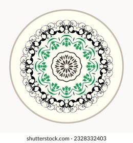 Luxury Ornament round set with mandala. Geometric circle element made in vector. Perfect set for any other kind of design, birthday and other holiday, Islamic india and arabic designs.