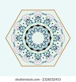 Luxury Ornament round set with mandala. Geometric circle element made in vector. Perfect set for any other kind of design, birthday and other holiday, Islamic india and arabic designs.