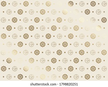  Luxury ornament template. Luxury geometric seamless floral vector pattern in vintage fashion style. premium wallpaper.