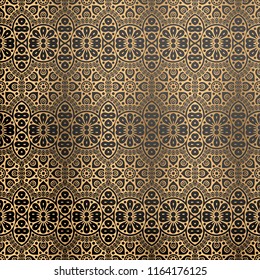 luxury ornamental background in gold color