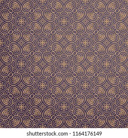 luxury ornamental background in gold color