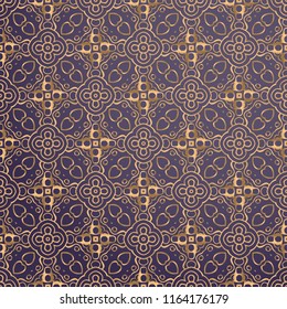 luxury ornamental background in gold color