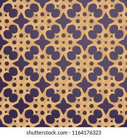 luxury ornamental background in gold color