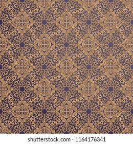 luxury ornamental background in gold color