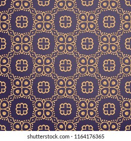 luxury ornamental background in gold color