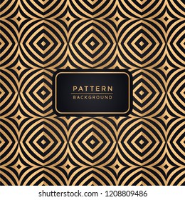Luxury ornamental background in gold color
