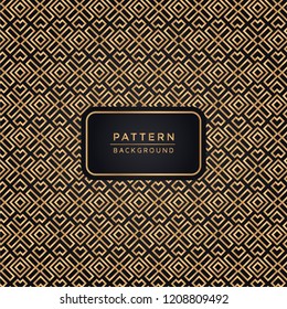 Luxury ornamental background in gold color