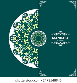 Luxury ornamental colorful mandala design background, Suitable for wall wallpaper, mug designs, souvenirs, stickers, merchandise and many others.