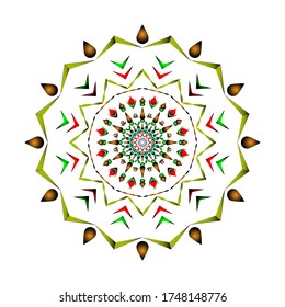 fondo de diseño ornamental de lujo Vector Premium 