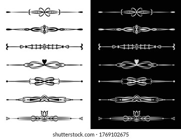 Elementos ornamentales de lujo e iluminación decorativa de un conjunto de divisores