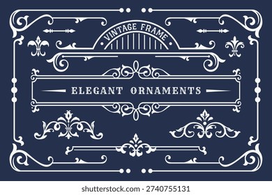 Luxury Ornamental Frame Borders for Invitation Design