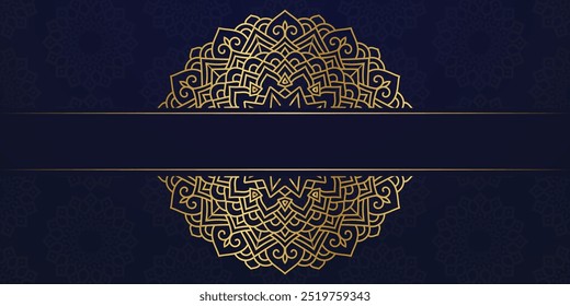 Luxury ornamental gold mandala, illustration, Vector mandala clipart for card, print, packing, poster, tattoo in yoga style, Pink, white, blue and yellow colors, On white background