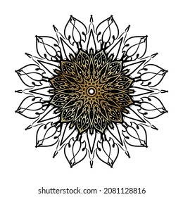 Luxury Ornamental Indian Mandala Design. EPS 10