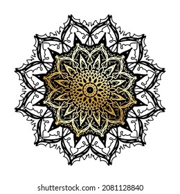 Luxury Ornamental Indian Mandala Design. EPS 10